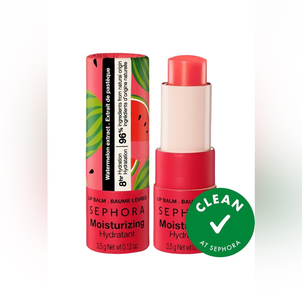 🌸SEPHORA COLLECTION Moisturizing Lip Balm in Watermelon 3.5 g Full Size